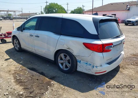 2020 Honda Odyssey Ex from USA, damaged, VIN 5FNRL6H54LB073167
